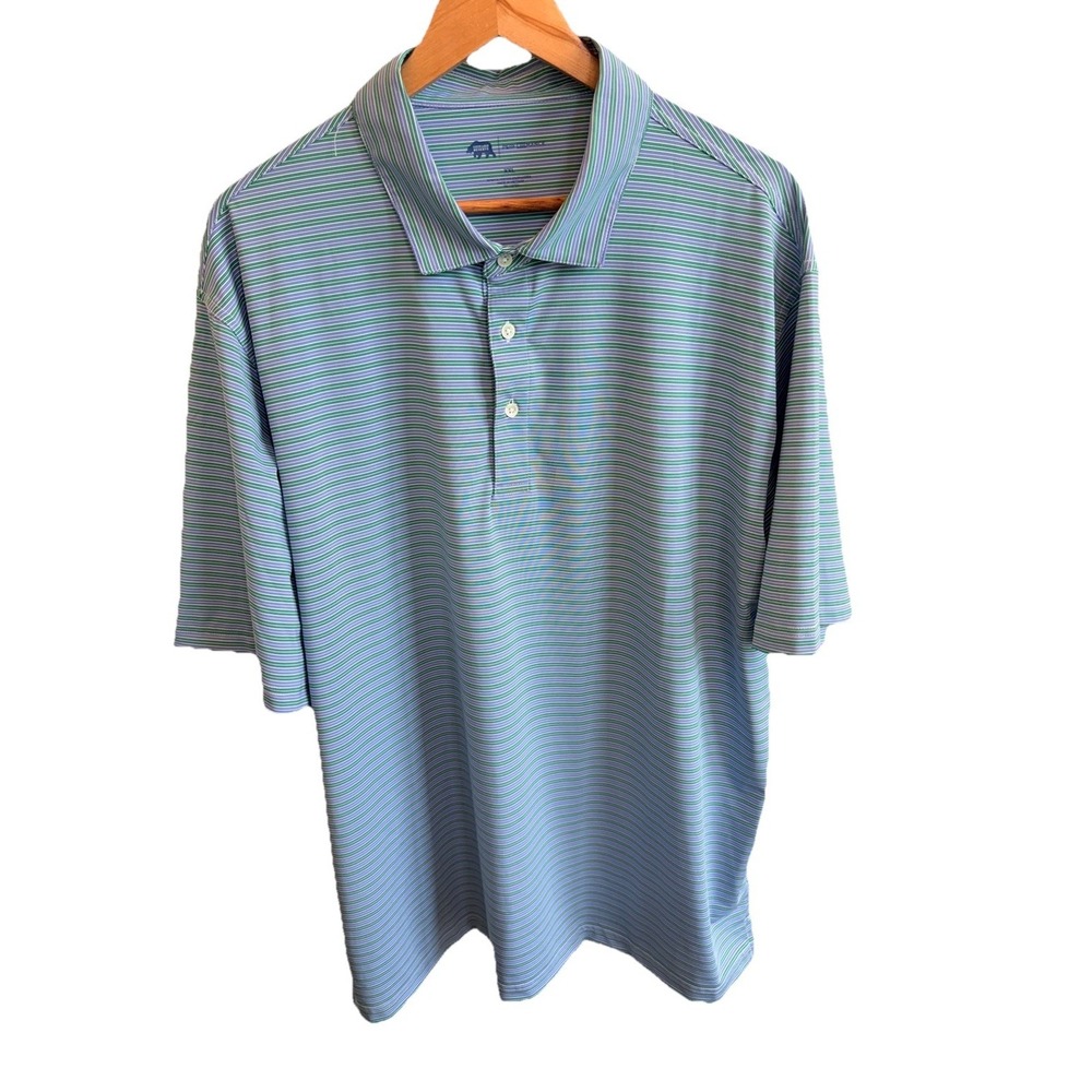 Onward Reserve Shirt Men's size XXL Performance golf Stretch striped